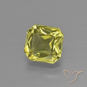 Apatite Jaune moyen naturelle Octogone / coupe Émeraude, 2.14 ct, VVS-VS