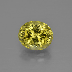 Apatite Jaune moyen-léger naturelle Coupe ovale, 2.48 ct, VS
