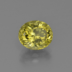Apatite Jaune moyen-léger naturelle Coupe ovale, 2.48 ct, VS
