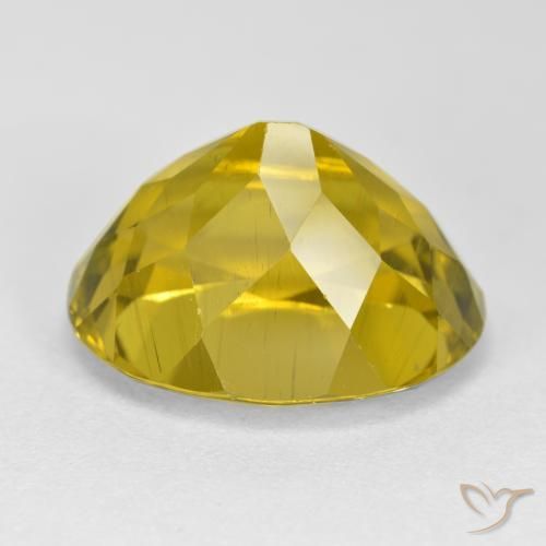 Apatite Jaune Dijon naturelle ovale, 14.76 ct, VS