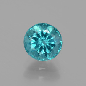 Apatite vert naturelle coupe roude, 1,14 ct, VS
