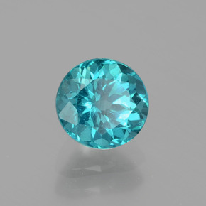 Apatite vert naturelle coupe roude, 1,14 ct, VS