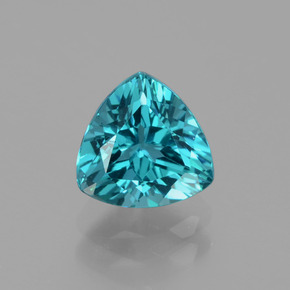 Apatite Vert bleu naturelle Trillion, 1.27 ct, VVS-VS