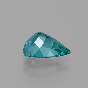 Apatite vert naturelle trillion, 0,95 ct, VS