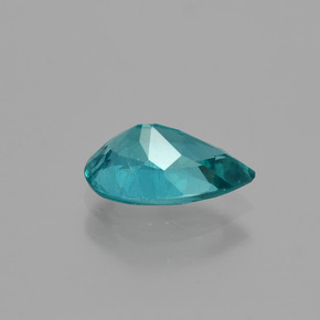 Apatite vert naturelle en forme de poire, 1,26 ct, VS