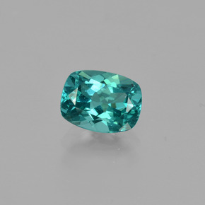 Apatite vert naturelle coupe coussin, 1,17 ct, VS