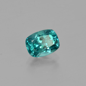 Apatite vert naturelle coupe coussin, 1,17 ct, VS