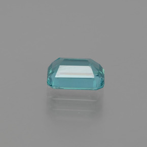 Apatite Vert bleu naturelle Taille émeraude, 1.30 ct, VS