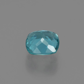 Apatite vert bleu naturelle coupe coussin, 1,28 ct, VS