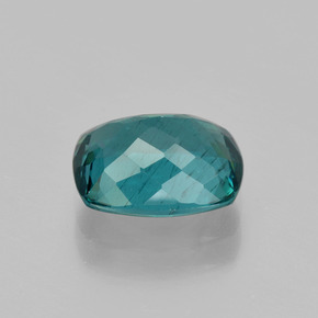 Apatite bleue naturelle coupe coussin, 1,92 ct, VS