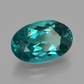 Apatite Vert bleu naturelle Coupe ovale, 5.14 ct, VS