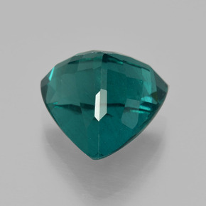 Apatite vert naturelle trillion, 5,57 ct, VS
