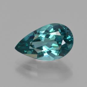 Apatite Bleu vert naturelle En forme de poire, 3.17 ct, VS
