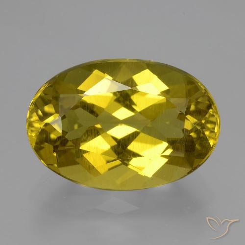 9.00ct Naturel Jaune brunâtre Apatite, ovale, VS