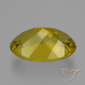 Apatite Jaune brunâtre naturelle ovale, 9.00 ct, VS