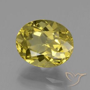 Apatite Jaune brunâtre naturelle ovale, 5.50 ct, VS