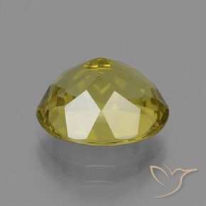 Apatite Jaune brunâtre naturelle ovale, 5.50 ct, VS