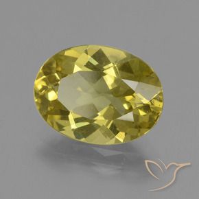 Apatite Jaune moyen naturelle ovale, 3.90 ct, VS