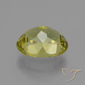 Apatite Jaune moyen naturelle ovale, 4.44 ct, VS