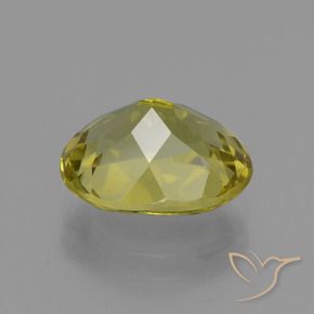 Apatite Jaune moyen naturelle ovale, 4.45 ct, VVS-VS