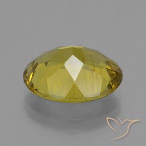 Apatite Doré jaunâtre naturelle ovale, 5.50 ct, VS-SI