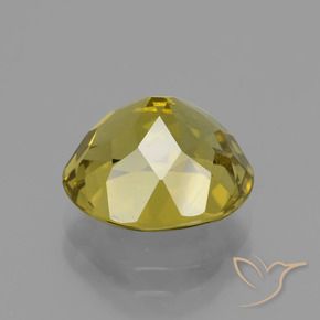 Apatite Jaune foncé naturelle ovale, 5.33 ct, VS