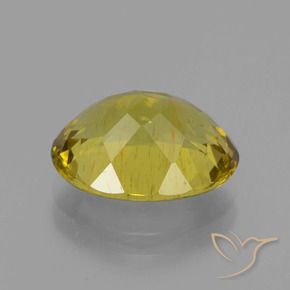 Apatite Jaune moyen naturelle ovale, 4.73 ct, VS