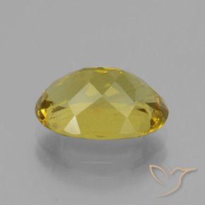 Apatite Jaune moyen naturelle ovale, 4.54 ct, VS