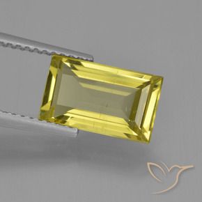 Apatite Jaune clair naturelle Baquette, 2.38 ct, VS-SI