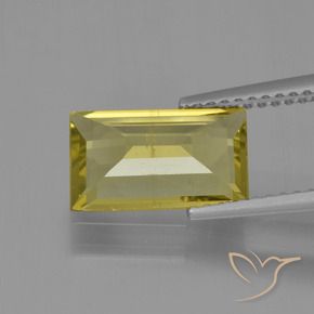 Apatite Jaune clair naturelle Baquette, 2.38 ct, VS-SI