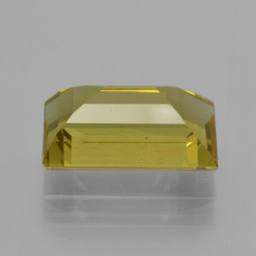 Apatite jaune naturelle baguette, 6,07 ct, VS