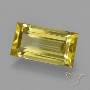 Apatite Jaune brunâtre naturelle Baquette, 5.11 ct, VS