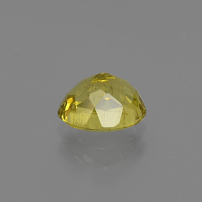 Apatite Jaune brunâtre naturelle Coupe ovale, 1.25 ct, VS