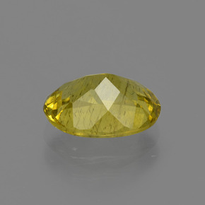 Apatite Jaune foncé naturelle Coupe ovale, 2.17 ct, VS