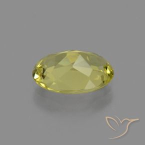 Apatite Jaune terreux naturelle ovale, 2.26 ct, VS
