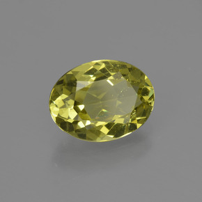 Apatite jaune naturelle coupe ovale, 2,28 ct, VS