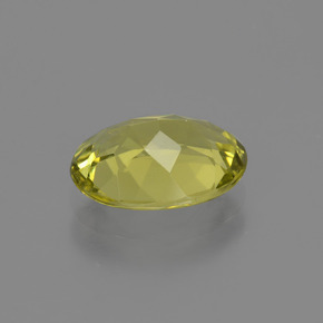 Apatite jaune naturelle coupe ovale, 2,28 ct, VS