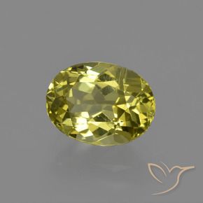 Apatite Jaune moyen naturelle ovale, 2.58 ct, VS