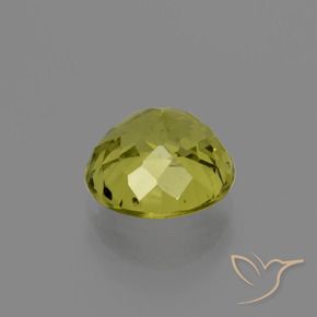 Apatite jaune naturelle coupe roude, 2,65 ct, VS