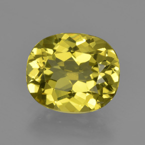 Apatite jaune naturelle coupe ovale, 3,33 ct, VS