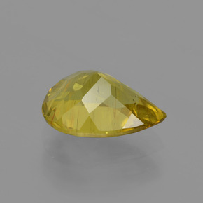 Apatite jaune naturelle en forme de poire, 2,78 ct, VS