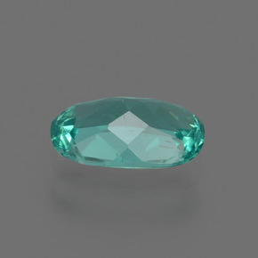 Apatite vert naturelle coupe ovale, 0,98 ct, VS