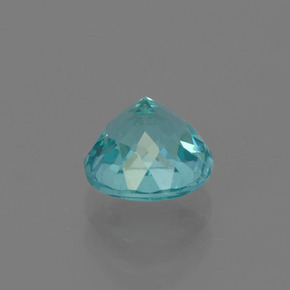 Apatite bleue naturelle coupe roude, 0,88 ct, VS