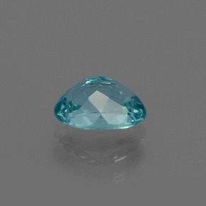Apatite bleue naturelle coupe ovale, 1,00 ct, VVS-VS