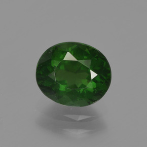 Apatite Vert naturelle Coupe ovale, 1.19 ct, VS