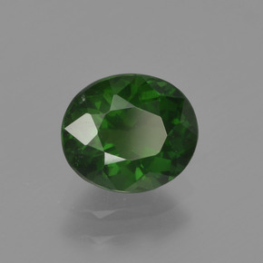 Apatite Vert naturelle Coupe ovale, 1.19 ct, VS