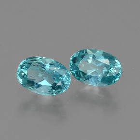 Achetez naturel ct bleue apatite gems, coupe ovale, en provenance madagascar chez gemselect. en stock, livraison internationale!