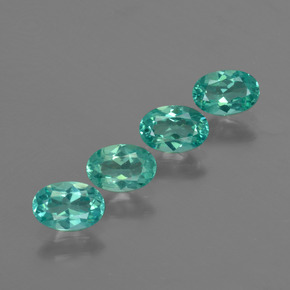 Achetez naturel ct Bleu vert Apatite gems, Coupe ovale, En provenance Madagascar chez GemSelect. En stock, livraison internationale!