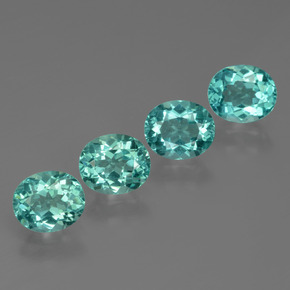 Achetez naturel ct Bleu vert Apatite gems, Coupe ovale, En provenance Madagascar chez GemSelect. En stock, livraison internationale!
