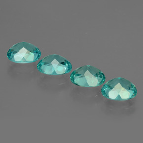 Achetez naturel ct Bleu vert Apatite gems, Coupe ovale, En provenance Madagascar chez GemSelect. En stock, livraison internationale!